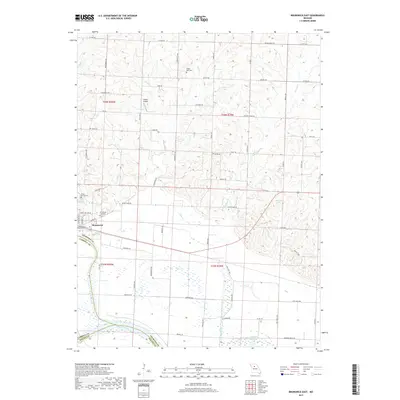 2017 Map of Brunswick East, 2017 Print