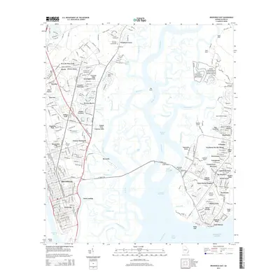 2014 Map of Brunswick East, 2014 Print