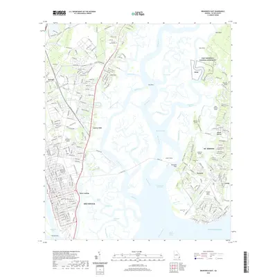2020 Map of Brunswick East, 2020 Print
