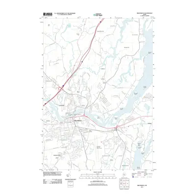 2011 Map of Brunswick, 2011 Print