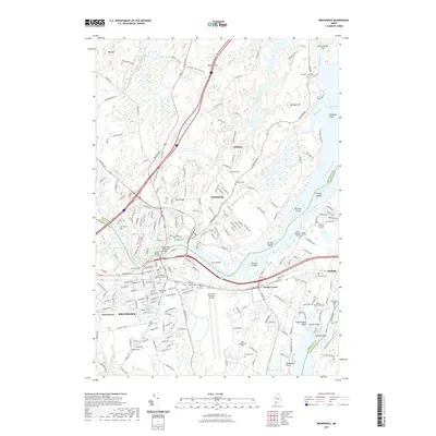 2021 Map of Brunswick, 2021 Print