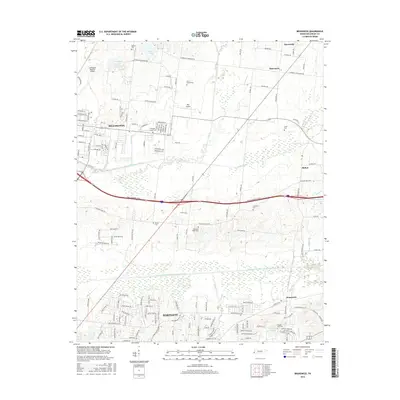 2016 Map of Brunswick, 2016 Print