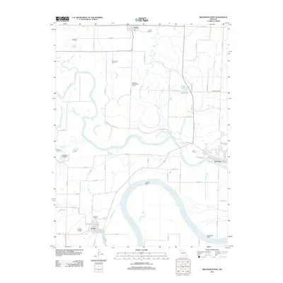 2012 Map of Brunswick West, 2012 Print