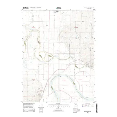 2015 Map of Brunswick West, 2015 Print