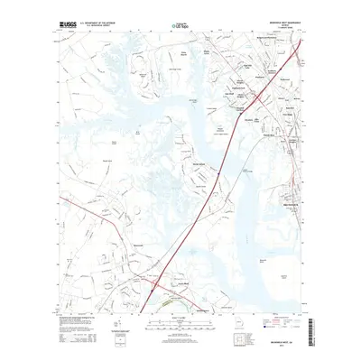 2014 Map of Brunswick West, 2014 Print