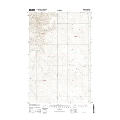 2014 Map of Brusett, 2014 Print