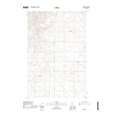 2020 Map of Brusett, 2020 Print