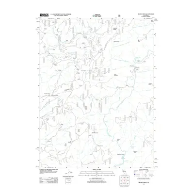 2012 Map of Brush Creek, 2012 Print
