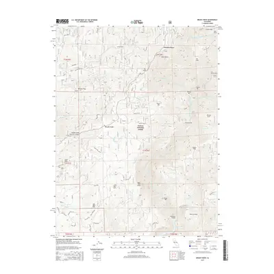 2015 Map of Brush Creek, 2015 Print