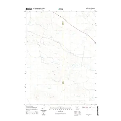 2014 Map of Brush Creek, 2014 Print