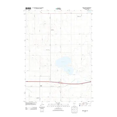 2013 Map of Brush Creek, 2013 Print