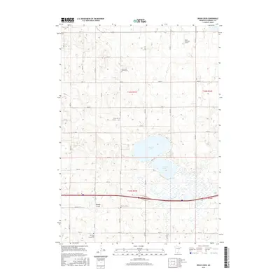 2016 Map of Brush Creek, 2016 Print