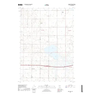 2019 Map of Brush Creek, 2019 Print