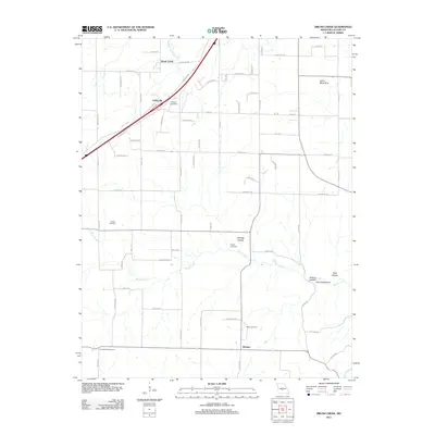 2011 Map of Brush Creek, 2011 Print