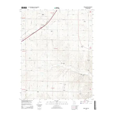 2015 Map of Brush Creek, 2015 Print
