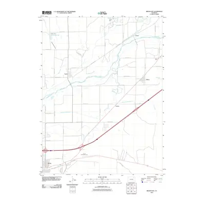 2010 Map of Brush East, 2010 Print