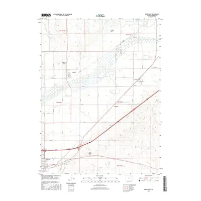 2016 Map of Brush East, 2016 Print