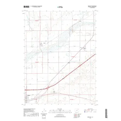 2019 Map of Brush East, 2019 Print