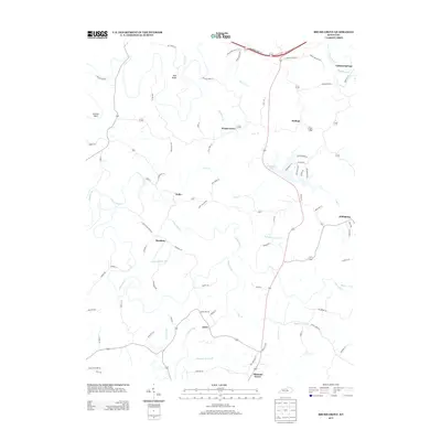 2013 Map of Brush Grove, 2013 Print