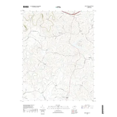 2019 Map of Brush Grove, 2019 Print