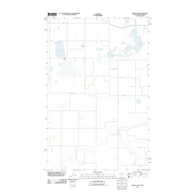 2011 Map of Brush Lake, 2011 Print
