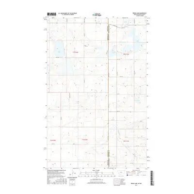 2017 Map of Brush Lake, 2017 Print