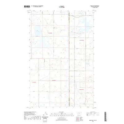 2020 Map of Brush Lake, 2020 Print