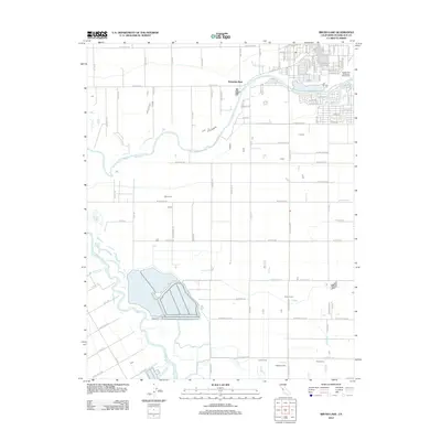 2012 Map of Brush Lake, 2012 Print