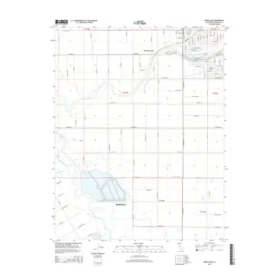 2015 Map of Brush Lake, 2015 Print