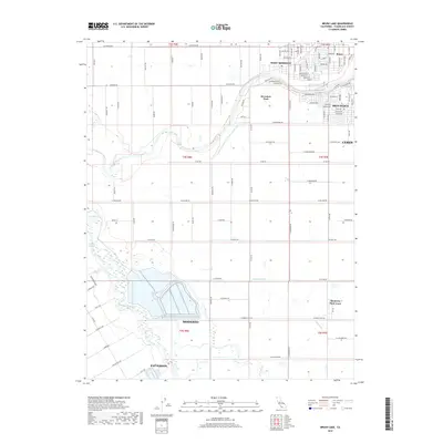 2018 Map of Brush Lake, 2018 Print