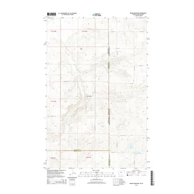 2014 Map of Brush Mountain, 2014 Print