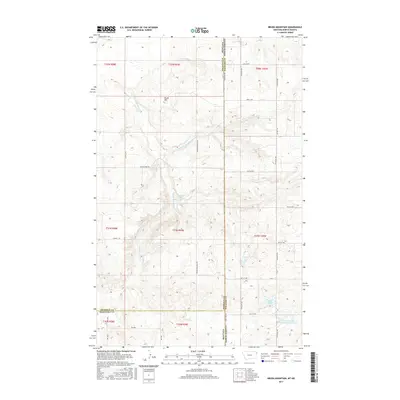 2017 Map of Brush Mountain, 2017 Print