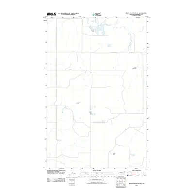2011 Map of Brush Mountain SW, 2011 Print