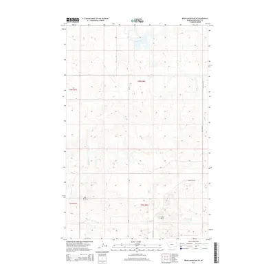 2014 Map of Brush Mountain SW, 2014 Print