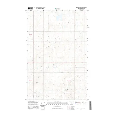 2017 Map of Brush Mountain SW, 2017 Print