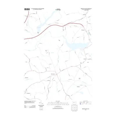 2013 Map of Brush Valley, 2013 Print