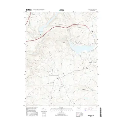 2016 Map of Brush Valley, 2016 Print