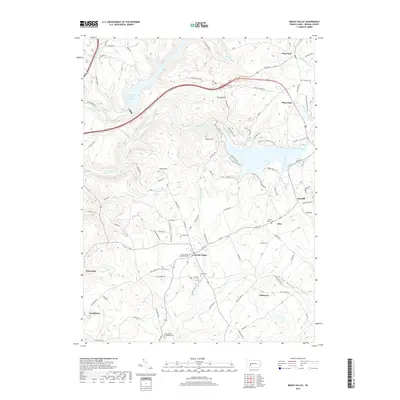 2019 Map of Brush Valley, 2019 Print