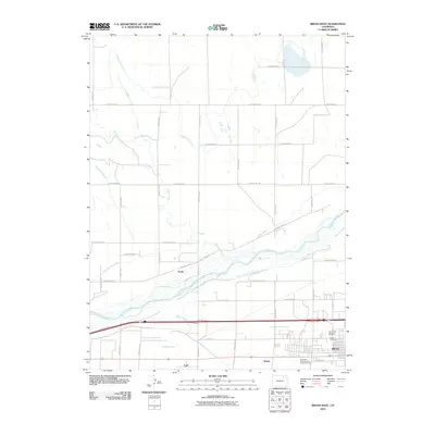 2010 Map of Brush West, 2010 Print