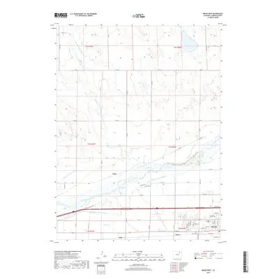 2019 Map of Brush West, 2019 Print