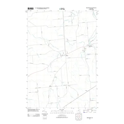 2013 Map of Brushton, 2013 Print