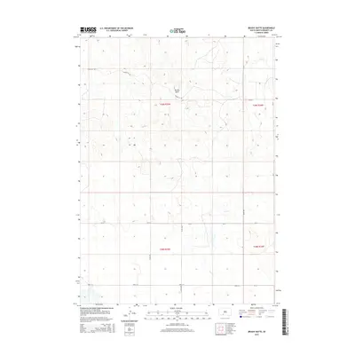 2015 Map of Brushy Butte, 2015 Print