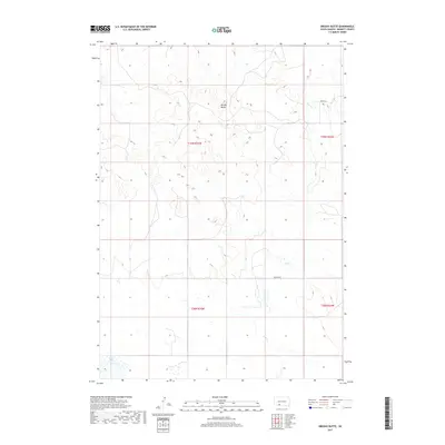 2017 Map of Brushy Butte, 2017 Print