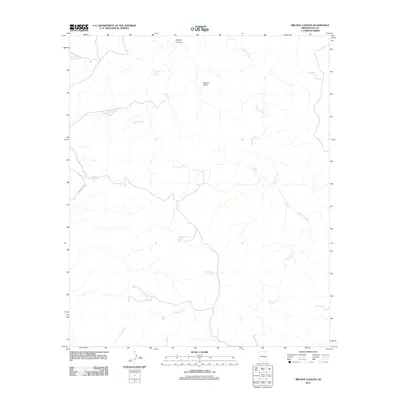 2011 Map of Brushy Canyon, 2011 Print