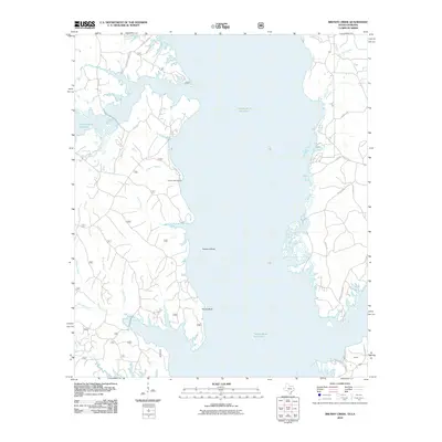 2010 Map of Brushy Creek, 2010 Print