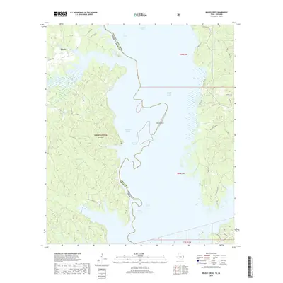 2019 Map of Brushy Creek, 2019 Print