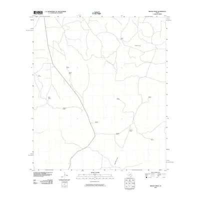 2010 Map of Brushy Draw, 2010 Print
