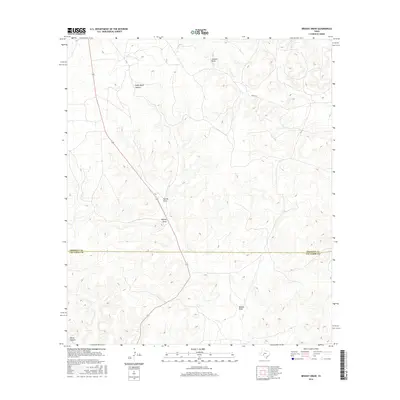 2016 Map of Brushy Draw, 2016 Print