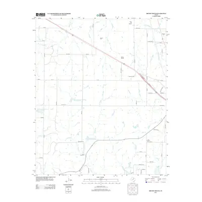 2013 Map of Brushy Mound, 2013 Print