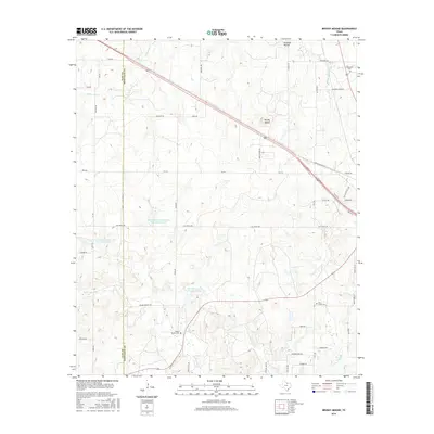 2016 Map of Brushy Mound, 2016 Print
